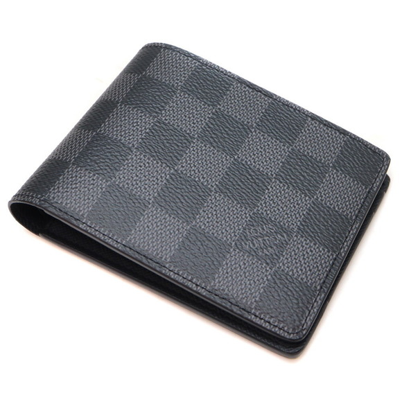 Louis Vuitton Portefeuille Graphite Multiplex Billfold Wallet Black - Picture 1 of 6